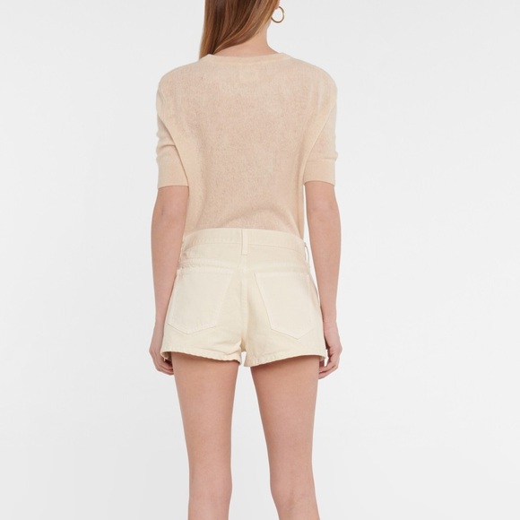 Khaite Charlotte Denim Shorts - Picture 4 of 4